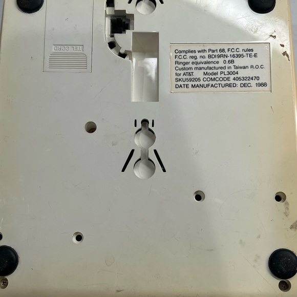 Vintage Large Number Push Button Telephone - Picture 5 of 6